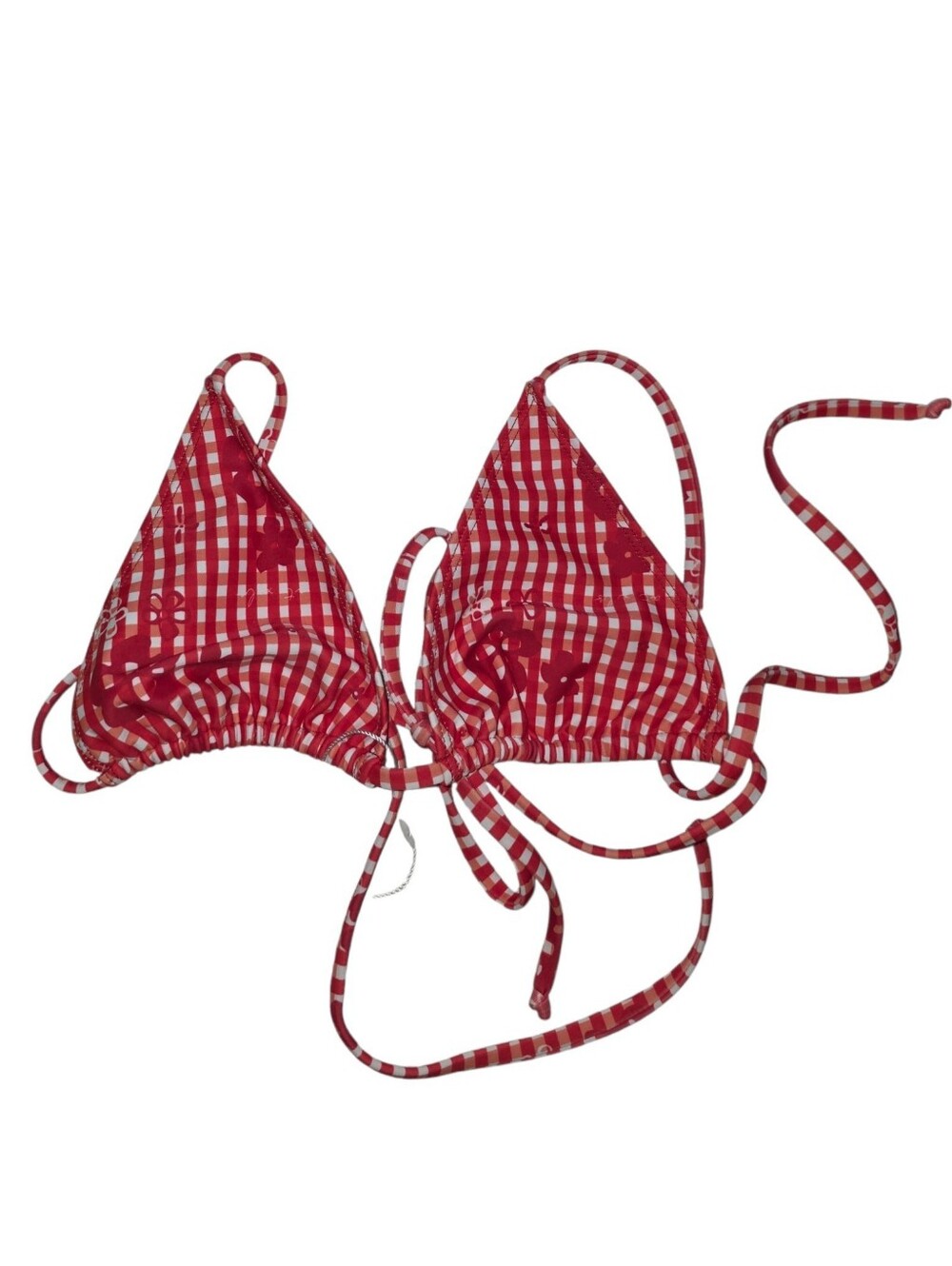 Amelie Teje x Loleia NWT! Cherry Gingham Bikini Top